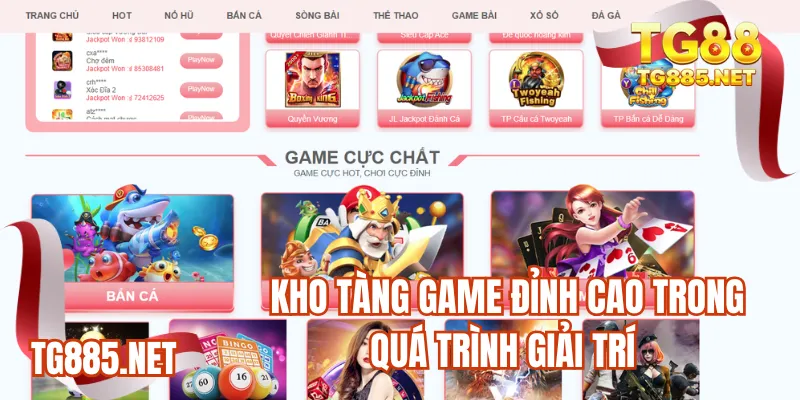 Kho tàng game đỉnh cao trong quá trình giải trí 